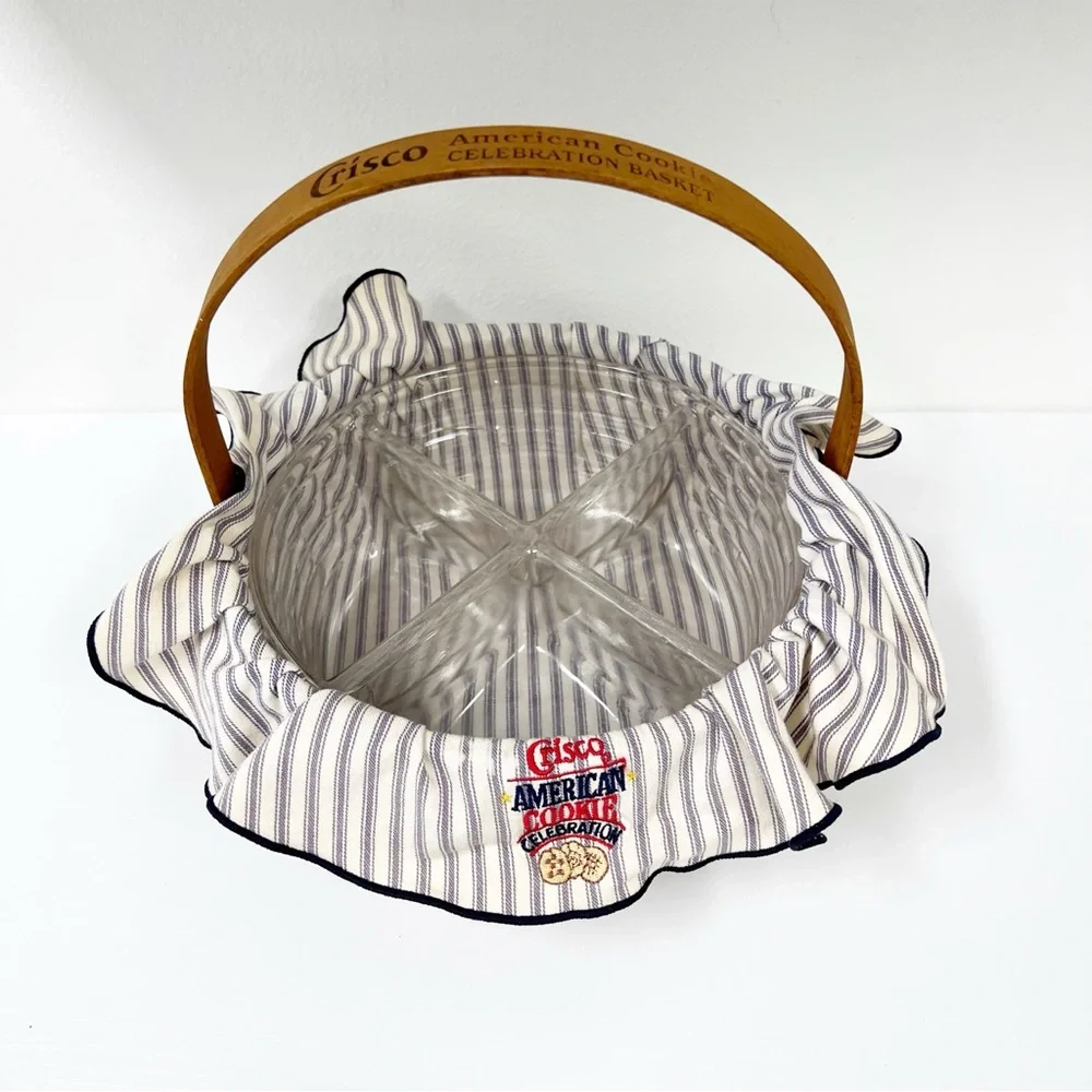 Longaberger Basket Lot Crisco Century Liner Hanging‎ Collectible